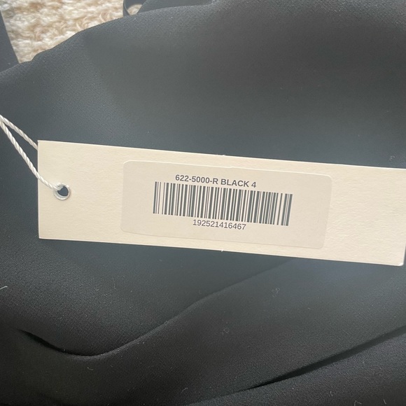 NWT $695 Jonathan Simkhai Rebecca Strapless Pleated Wide-Leg Jumpsuit, Black - Picture 12 of 13